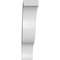 Ekena Millwork 3 1/2-in. W x 16-in. D x 16-in. H Funston Architectural Grade PVC Knee Brace BRCP035X16X16FST - alternate 5